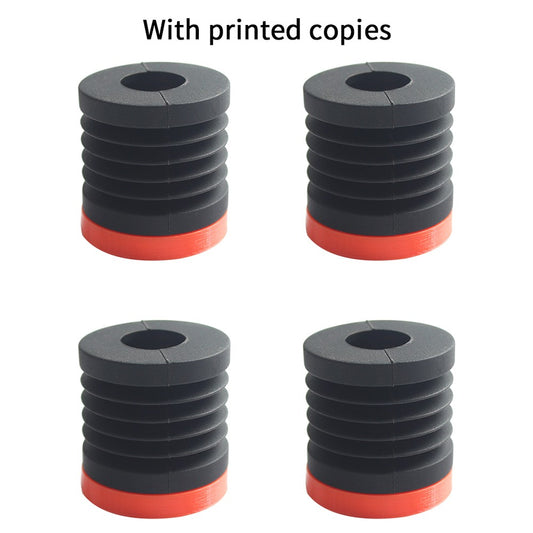 FYSETC Anti Vibration Feet, with Printed Copies, for Bambu Lab P1/X1, Ender 3, Prusa i3, Voron