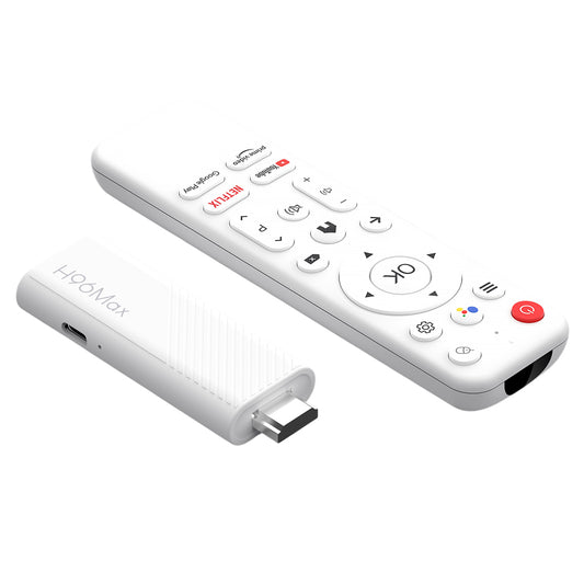 H96 Max H313 Android 14 TV Stick, 2GB RAM 16GB ROM, ARM Cortex A53 Quad Core, 4K UHD, WiFi 6, Built-in Chromecast, Google Play Games, 1*HDMI, 1*USB 2.0