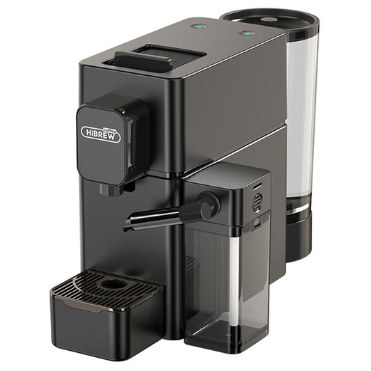 HiBREW H15 Nes Capsule Coffee Machine, 20 Bar High-pressure Extraction, Removable Milk Tank, Adjustable Temperature & Capacity