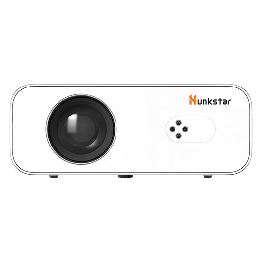 Hunkstar P3 1000 ANSI Android Projector, Native 1080P, 4K Decoding, HDR10, Auto-Keystone Correction & Auto Focus, Android 9.0, Bluetooth 5.0, WiFi 6, 2*5W Speakers