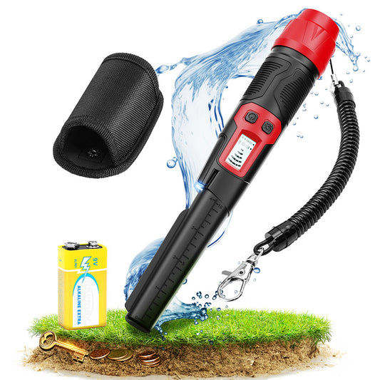 KAIWEETS PREC-POINTER I Metal Detector Pinpointer, 360° Detection, IP68 Waterproof, LCD Screen & Flashlight, 3 Alert Modes