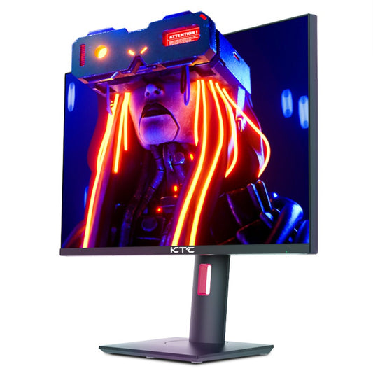 KTC M27T20 27 inch Mini-LED Gaming Monitor, 2560x1440 2K QHD 165Hz HVA 1ms MPRT Response Time Quantum Dot Tech HDR 1000, Compatible with FreeSync G-Sync, Built-in Speakers Ambient Light, USB3.0 UpStream 2xHDMI2.0 DP1.4 90W Type-C Audio KVM Wall Mount