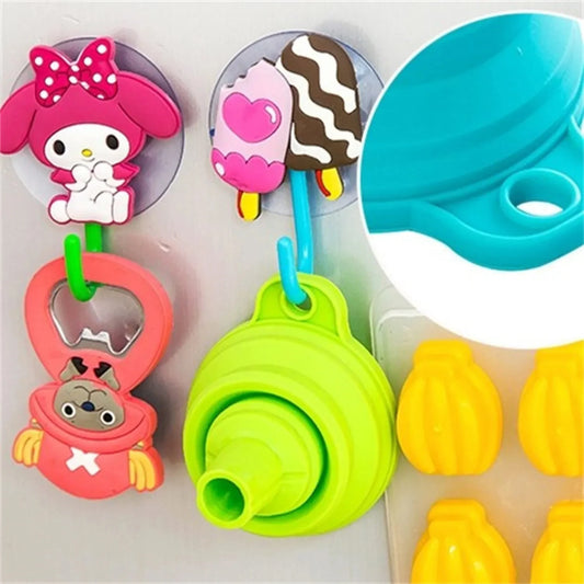 Súprava kuchynského lievika, príslušenstvo pre kuchynské pomôcky Skladací silikónový skladací lievik na plnenie fliaš s vodou s prenosom tekutín