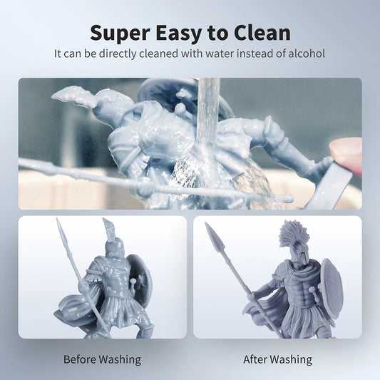 ANYCUBIC Water-wash Živica pre LCD 3D tlačiareň Vysoko presná 3D tlač s nízkym zápachom Nízka viskozita Štandardný fotopolymér