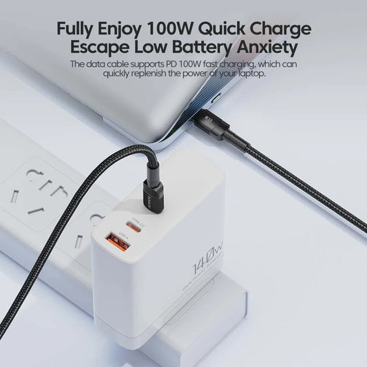 Toocki 100W kábel typu C na USB C PD 3.0 rýchle nabíjanie 4.0 rýchle nabíjanie typu C na typ C pre iPhone 15 Macbook Samsung Xiaomi