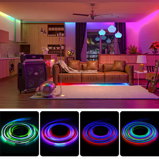 LED pásik RGB 5050 WS2812b Bluetooth ovládanie pomocou aplikácie Chasing Effect Lights Flexibilná páska Dióda Stuha TV Podsvietenie Spálňa Dekorácia