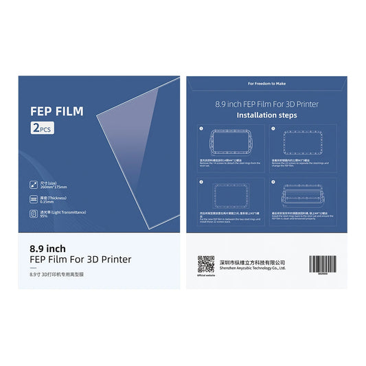 ANYCUBIC 2ks/veľa FEP Film pre Photon Mono X,Photon X,X 6K,M3 Plus,X2 živicová 3D tlačiareň FEP Film pre 3D tlačiareň