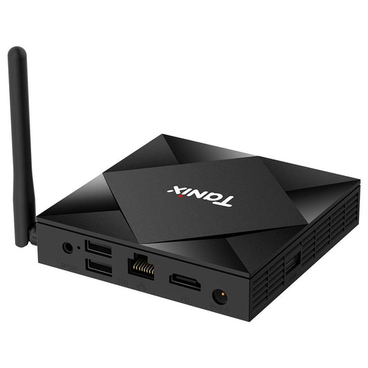 TANIX TX6S TV Box Android 10.0 AllWinner H616 4GB DDR3 RAM 64GB eMMC ROM 2.4/5.8G Dual WiFi 100Mbps LAN USB 2.0