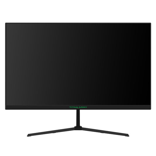 TITAN ARMY P24H2P Gaming Monitor, 24-Inch IPS Panel, 100Hz Refresh, 1920x1080 FHD Resolution, 99% sRGB, Adaptive Sync, Intelligent DCR Optimization, Low-blue Light, 1*HDMI1.4 1*VGA 1*Audio, Tilt Adjustment VESA Mount