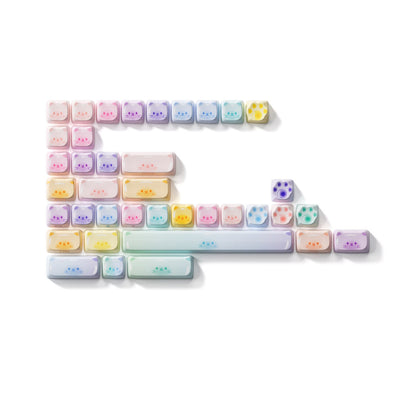 Akko Colorful Cats Keycap Set (142-key)