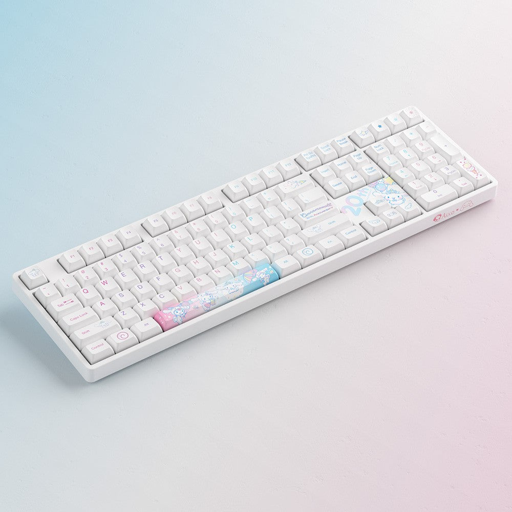 Akko Cinnamoroll 20th Anniversary 3108RF CS Sakura Switch 108keys Dual-mode Mechanical Keyboard
