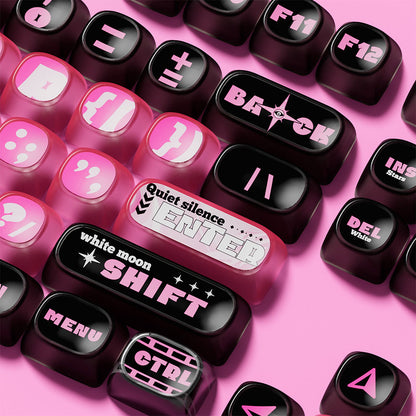 Akko Pink Phantom Keycap Set (139-key)