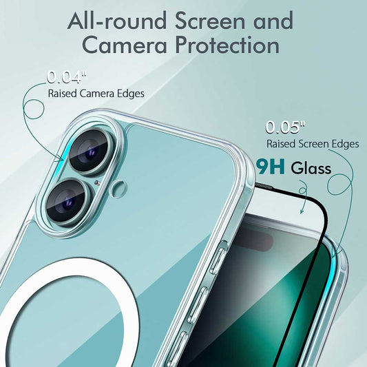 3inuS S61 Phone Case and Screen Protector for iPhone 16