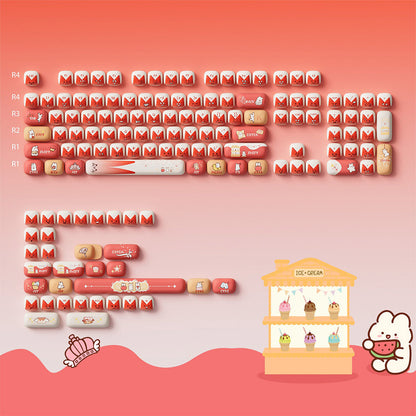 Akko Bunny Apple Keycap Set (137-key)