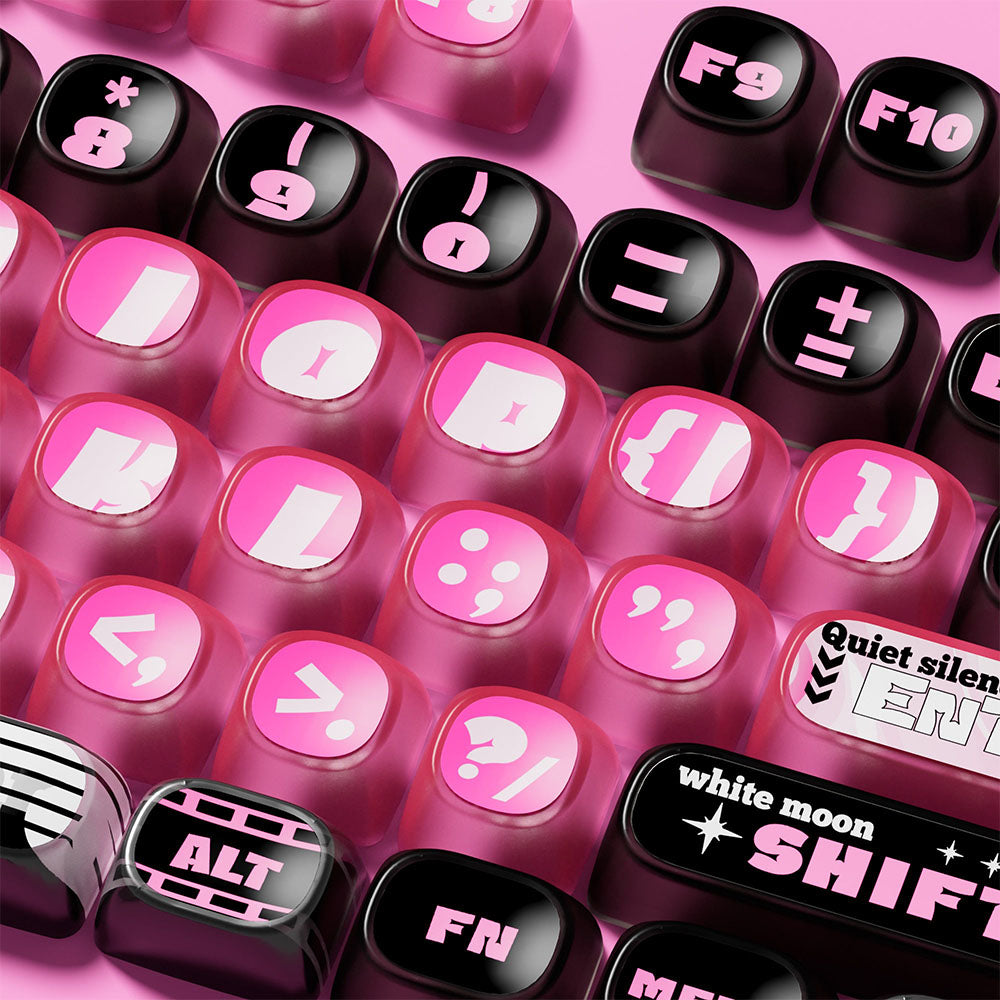 Akko Pink Phantom Keycap Set (139-key)