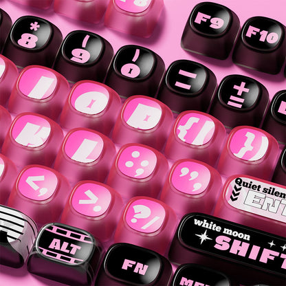 Akko Pink Phantom Keycap Set (139-key)