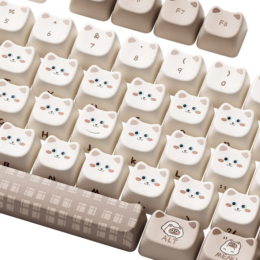 Akko Siamese Cat Keycap Set (142-key)