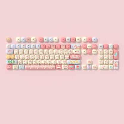 Akko Piggy Party MOG Profile Keycap Set (139-key)