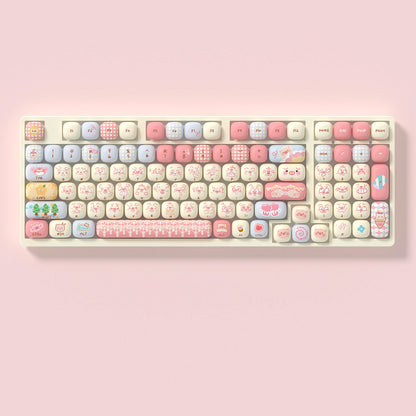 Akko Piggy Party MOG Profile Keycap Set (139-key)