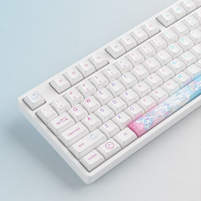 Akko Cinnamoroll 20th Anniversary 3108RF CS Sakura Switch 108keys Dual-mode Mechanical Keyboard