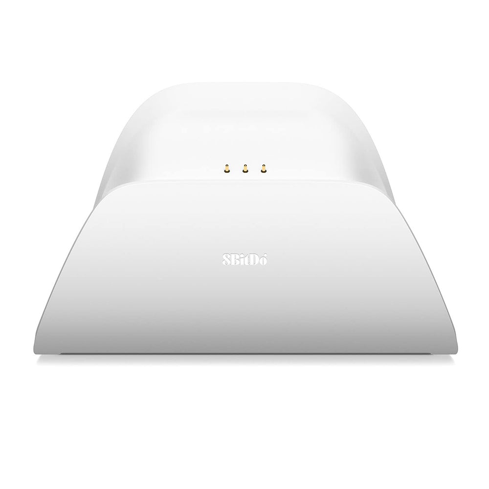 8Bitdo Ultimate Gaming Controller with Charging Dock, Hall Effect Sensing Joystick, Compatible with Switch, Windows &amp; Steam Deck - White