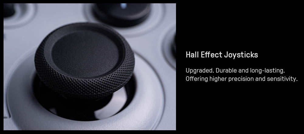 8BitDo Pro 2 Bluetooth herný ovládač, Hallov efektový joystick, kompatibilný s Switch, PC, Android, Steam Deck, Apple a Raspberry Pi – G Classic Edition