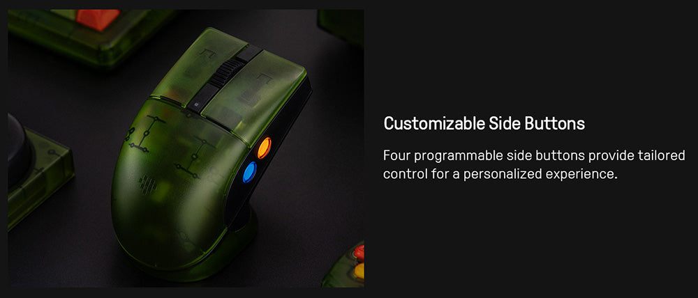 8BitDo Retro R8 Xbox Edition, 3 režimy pripojenia, vybavený senzorom PAW 3395, programovatelné tlačidlá