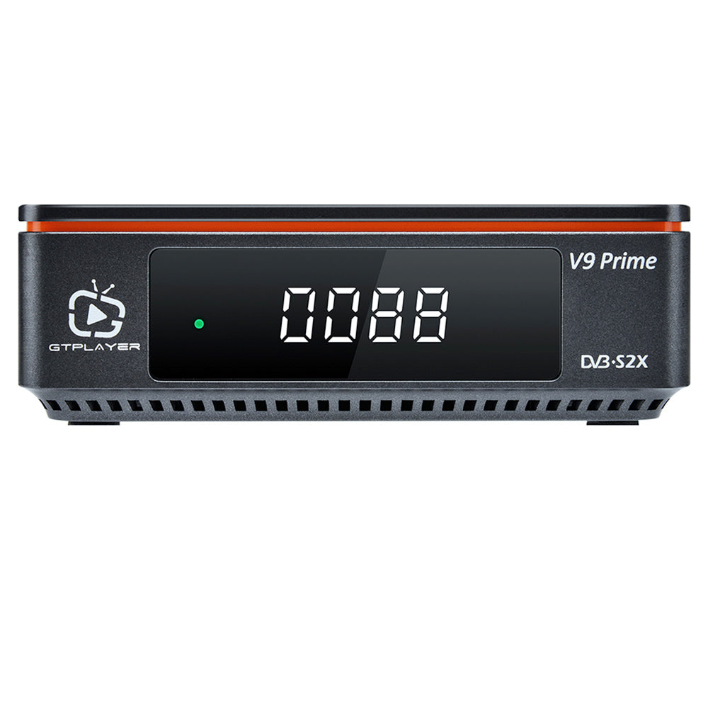 GTMEDIA V9 Prime Satellite Receiver, DVB-S/S2/S2X, HEVC 10Bit, Built-in 2.4G WiFi, Support CA Card, Biss Auto Roll - EU Plug