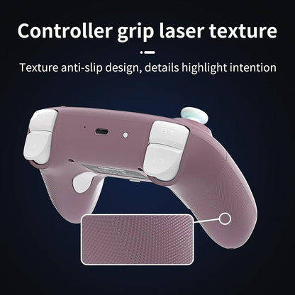 ANBERNIC RG P01 Game Controller, Hall Effect Triggers &amp; Joystick, Six-axis Gyroscope, Bluetooth/2.4G Wireless/ Wired Connection, 9 Hours Autonomy, Compatible with PC, Switch, Android, iOS, Steam - Black