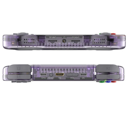 ANBERNIC RG353PS Game Console, 16GB Linux, 1GB LPDDR4, HDMI Output - Transparent Purple