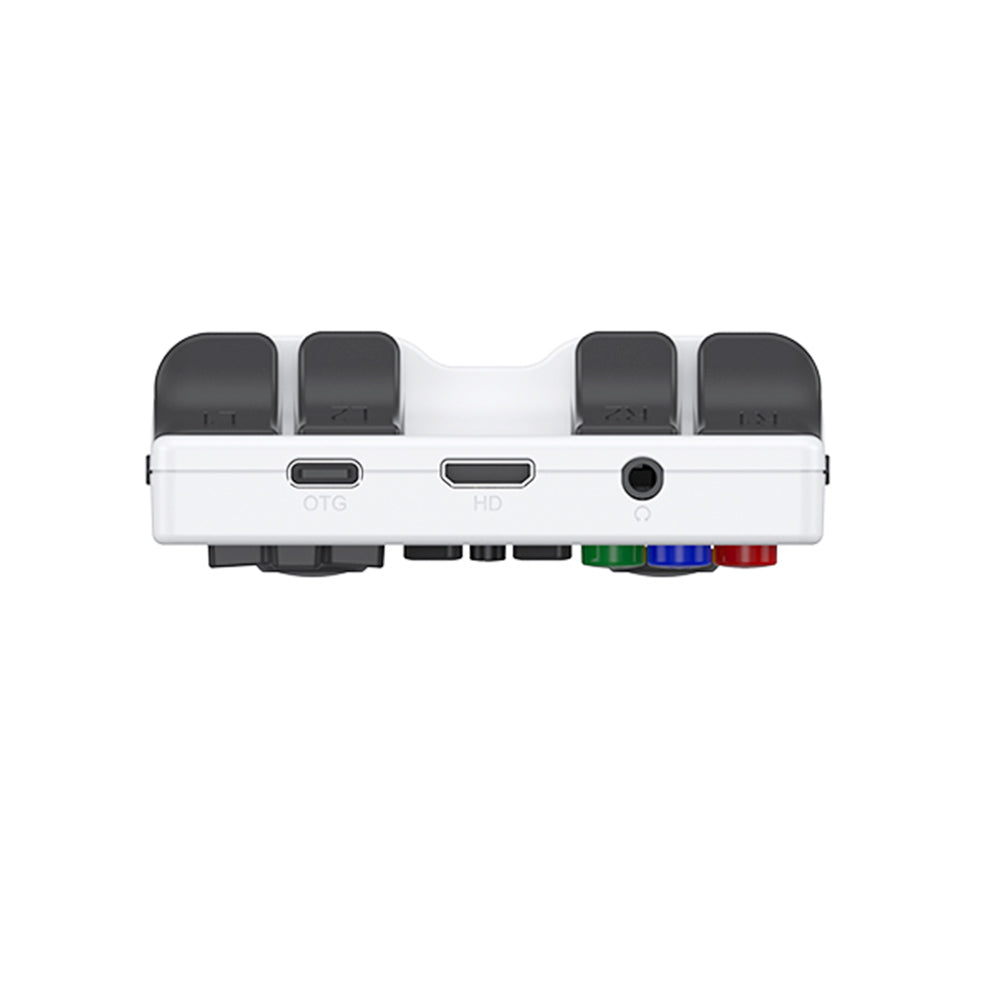 ANBERNIC RG353V Game Console, 64GB TF Card, 32GB Android 16GB Linux, 2GB LPDDR4, HDMI Output, Moonlight Streaming - White