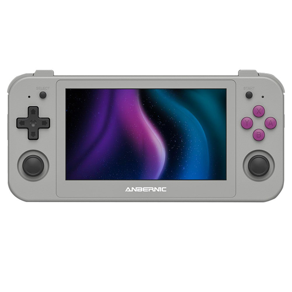 ANBERNIC RG505 Android 12 Game Console, 4GB LPDDR4X, 128GB TF Card, No Games Preinstalled, Moonlight Streaming - Grey