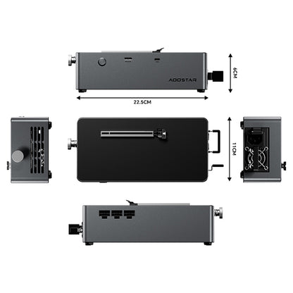 AOOSTAR AG02 eGPU Dock with Oculink &amp; USB4 Port, 100W Reverse Charging, Built-in 800W Power Supply, Supports TGX Interface Hot-swap