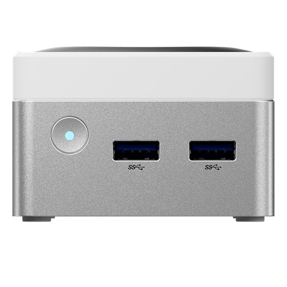AOOSTAR T8 Mini PC (Free Docking Station), Intel N100 4 Cores Max 3.4GHz, 12GB LPDDR5 RAM 256GB SSD, Support Dual-screen 4K@60Hz Display, Dual Band WiFi, 1*Full-featured Type-C 2*USB3.0 2*USB2.0 1*HDMI 2*1000Mbps LAN 1*Audio Jack, 35W GaN Charger