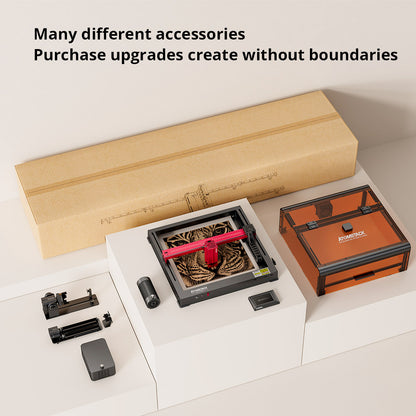 ATOMSTACK A12 PRO 12W Laser Engraver Cutter, Fixed Focus, 0.02mm Engraving Precision, 600mm/s Engraving Speed, 32-bit Motherboard, Cross Laser Positioning, App Control, Unibody Frame, 365x305mm