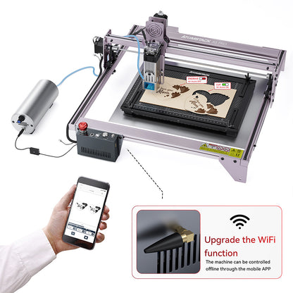 ATOMSTACK AIC1 Auto Air Assist Control System, WiFi Offline Work, 32-bit Motherboard, for S30 Pro/S20 Pro/S10 Pro/A5 Series