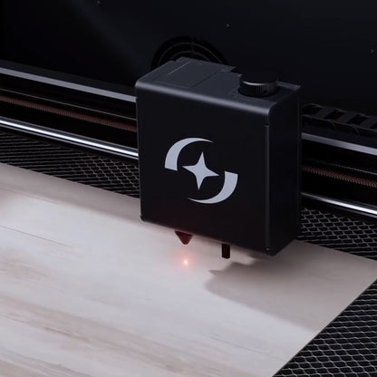 ATOMSTACK Hurricane FDA Class1 55W CO2 Laser Cutter, 0.01mm Precision, 600mm/s Engraving Speed, 500*300mm, Visible Red-Light Indicator, 5MP Camera, Auto Fire Extinguisher, Smoke Exhaust System