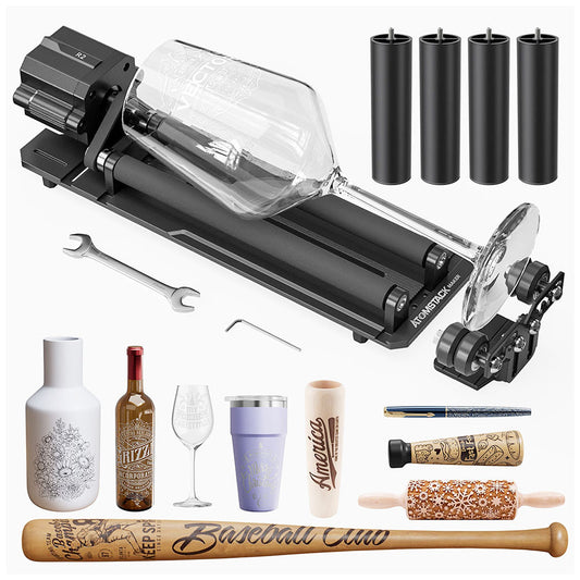 ATOMSTACK R2-B Simple Rotary Roller, for ATOMSTACK A6/A12/A24 Series