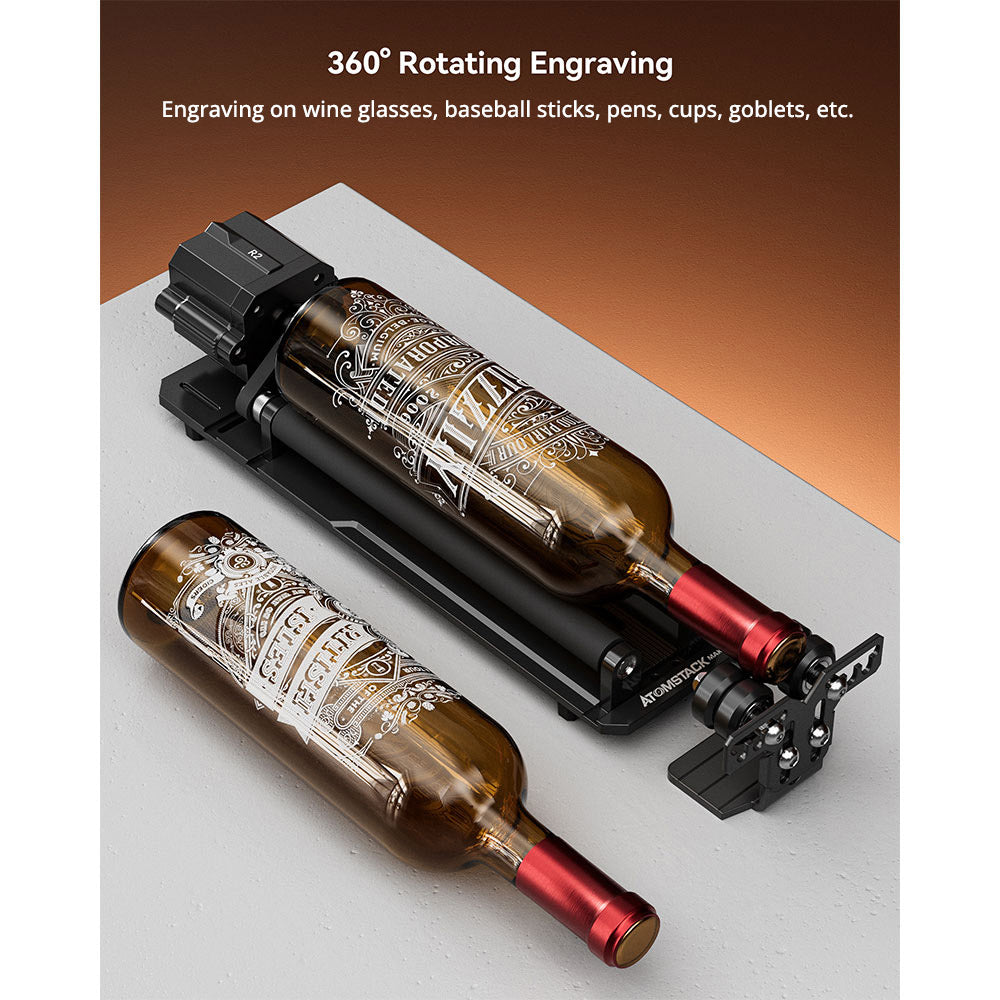 ATOMSTACK R2-B Simple Rotary Roller, for ATOMSTACK A6/A12/A24 Series