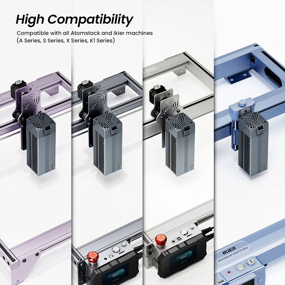 ATOMSTACK R30 V2 Infrared Laser Module, 1064nm 2W Laser Power, 0.03mm Spot, Rust Removal, for Metal and Plastic Engraving