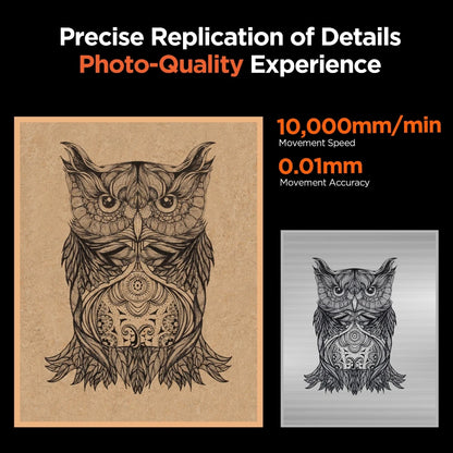 ACMER P1 10W laserové gravírovanie s Wifi ovládaním na drevo Akrylová modrá CNC laserové gravírovanie rezací stroj 400X410mm