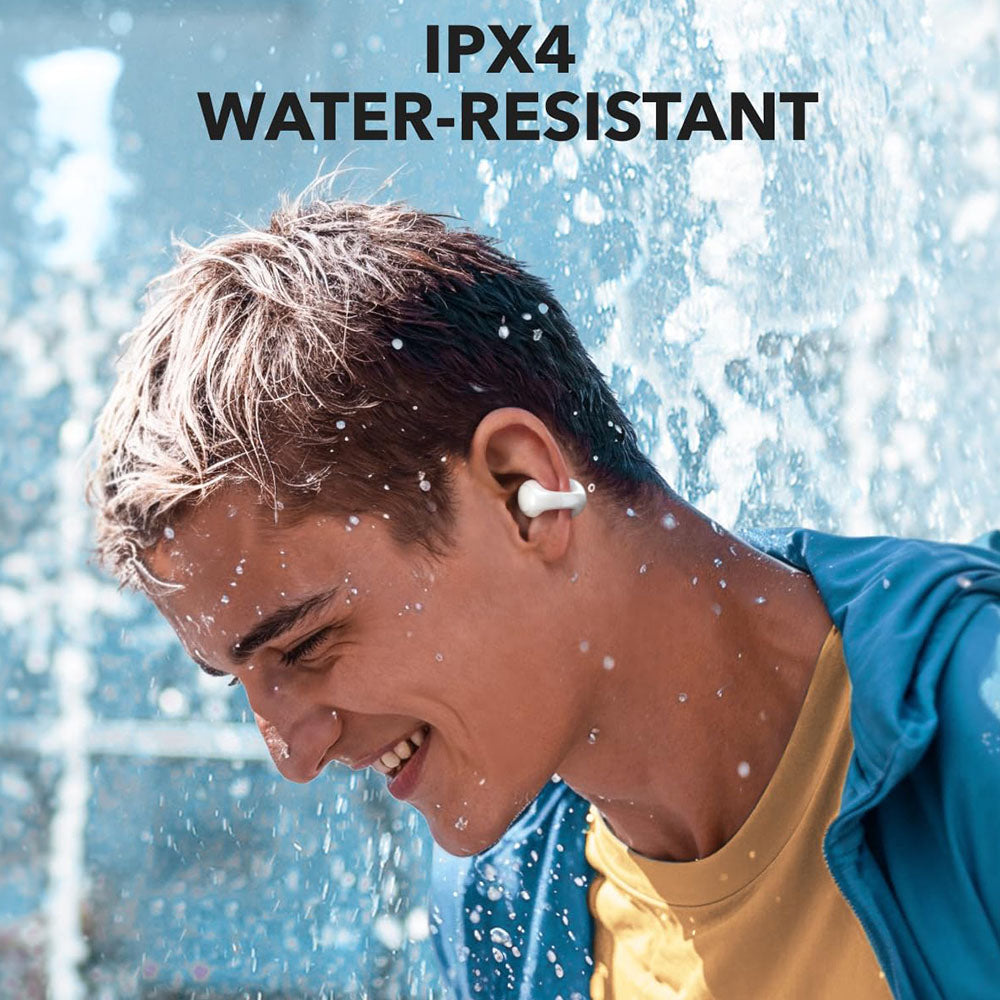 Anker Soundcore C30i Open-ear Clip-on Earbuds, Bluetooth 5.3, IPX4 Water-Resistant, Up to 30 Hours Playtime - White