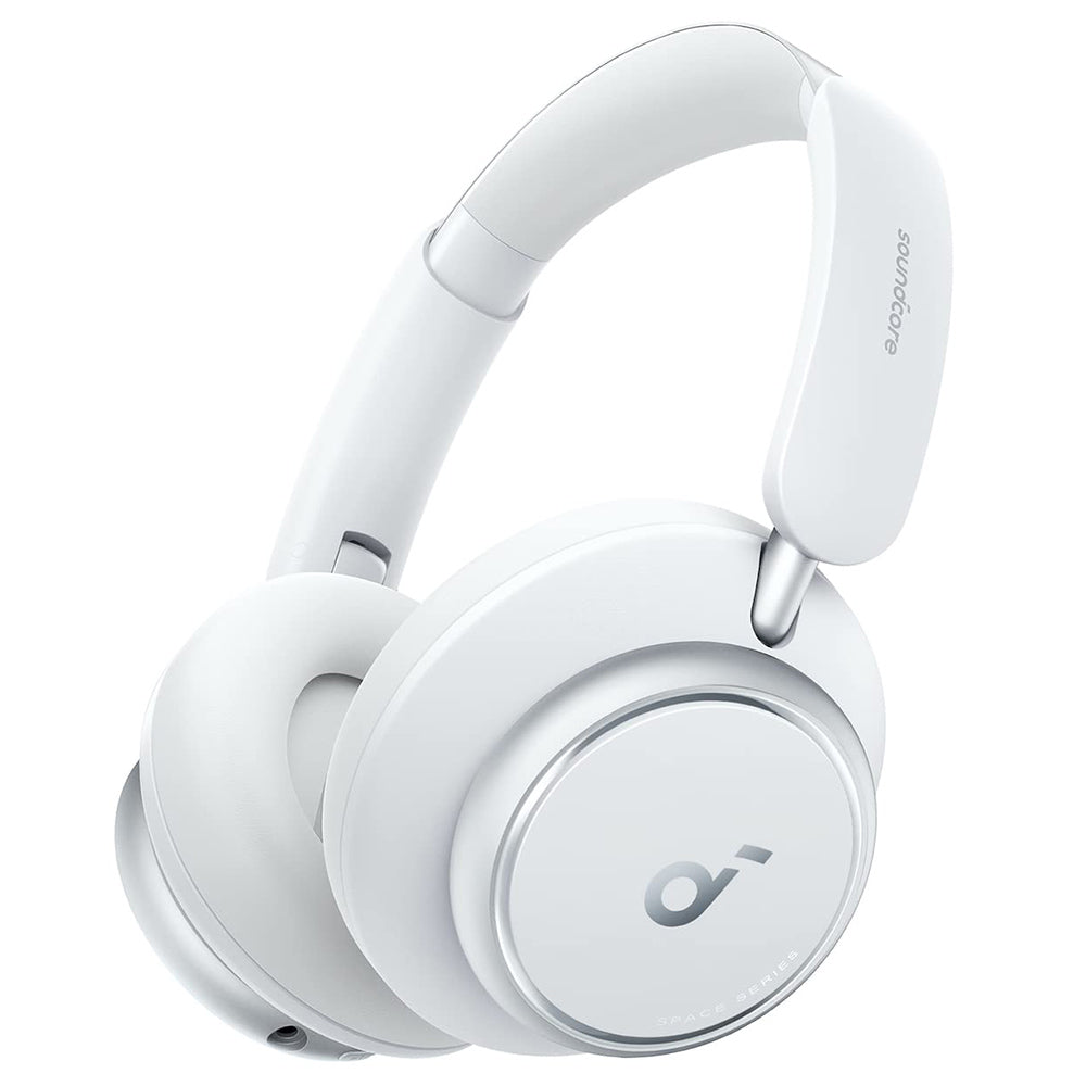 Anker Soundcore Space Q45 Headphones, Adaptive ANC, 50 Hours Playtime (ANC on), Bluetooth 5.3, App Control - White