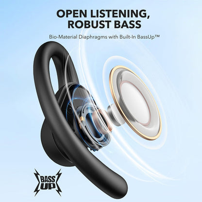 Anker Soundcore V30i Open-ear Earbuds, Ergonomic Ear Hooks, Bluetooth 5.3, App Control, Up to 36 Hours Playtime