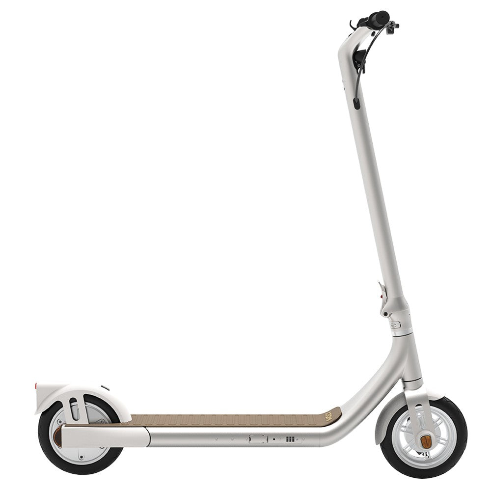 Atomi Alpha Electric Scooter 9 Inch Tires 350W Motor (Peak 650W) 36V 10Ah Battery for 25 Miles Range 25Km/h Max Speed 120KG Max Load Support App Control - White
