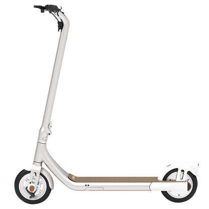 Atomi Alpha Electric Scooter 9 Inch Tires 350W Motor (Peak 650W) 36V 10Ah Battery for 25 Miles Range 25Km/h Max Speed 120KG Max Load Support App Control - White