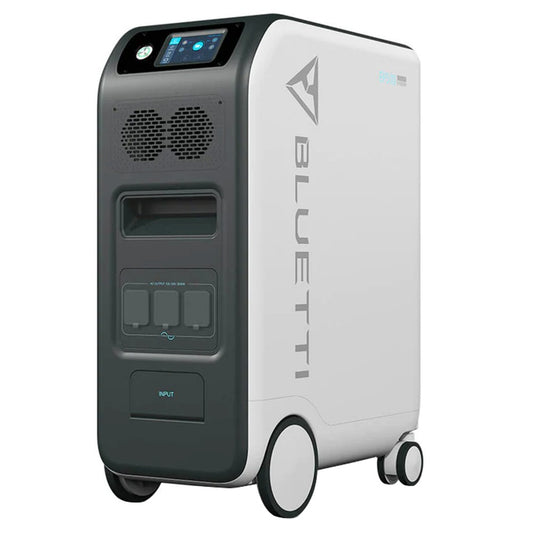 BLUETTI EP500 Portable Power Station, 5100Wh LiFePO4 Battery Solar Generator, 2000W AC Output, Seamless UPS, 15W Wireless Charging, App Control - EU Plug