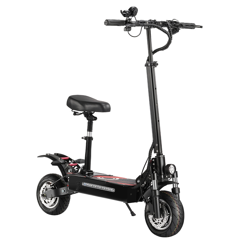 BOYUEDA Q7 Pro Electric Scooter, 2*1600W Motor, 52V 19AH Battery, 10-inch Tire, 70km/h Max Speed, 70km Range, Dual Hydraulic Disc Brakes, Front Hydraulic Shock Absorber &amp; Rear Spring Shock Absorber, APP Control