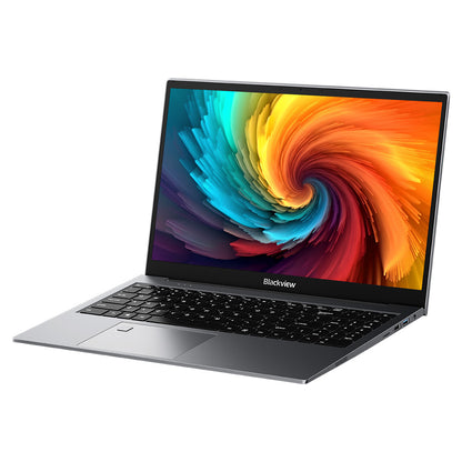 Blackview Acebook 8 Laptop, 15.6-inch 1920*1080 IPS Screen, Intel Core N97 4 Core Up to 3.6GHz, 16GB RAM 512GB SSD, Dual-band WiFi Bluetooth 5.0, 2*USB 3.0 1*USB 2.0 1*USB-C 1*HDMI 2.0 1*Audio Jack 1*MicroSD Card Slot, 38Wh Battery 36W Charge - Grey