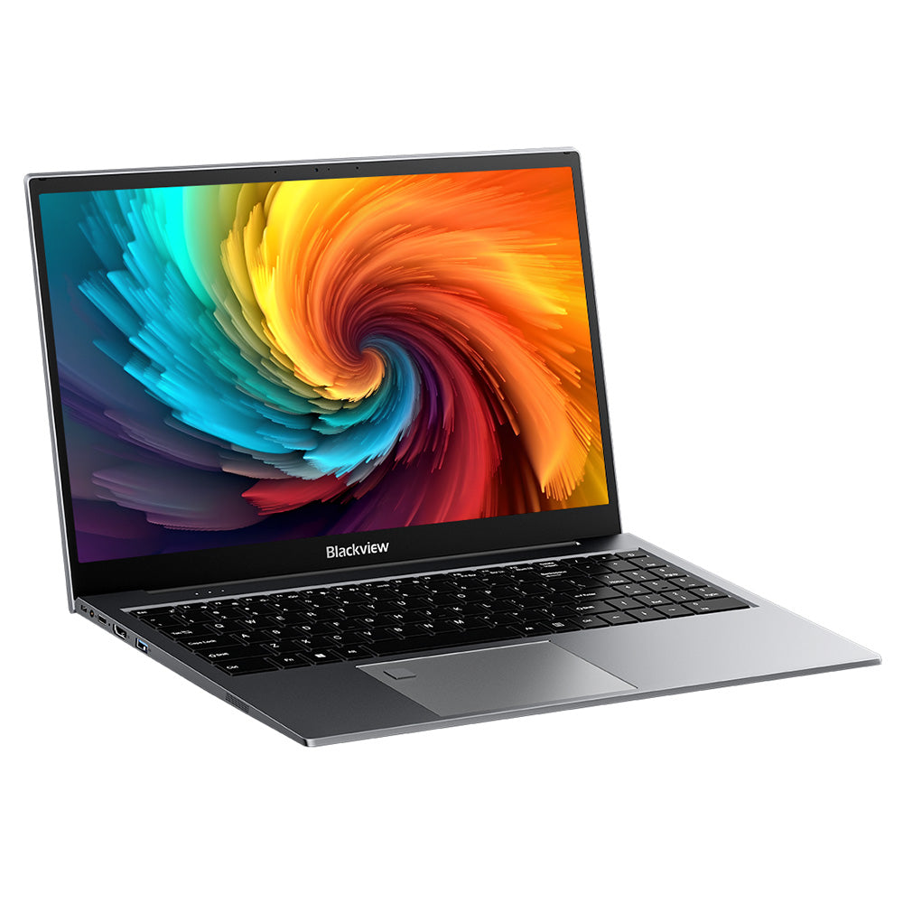 Blackview Acebook 8 Laptop, 15.6-inch 1920*1080 IPS Screen, Intel Core N97 4 Core Up to 3.6GHz, 16GB RAM 512GB SSD, Dual-band WiFi Bluetooth 5.0, 2*USB 3.0 1*USB 2.0 1*USB-C 1*HDMI 2.0 1*Audio Jack 1*MicroSD Card Slot, 38Wh Battery 36W Charge - Grey